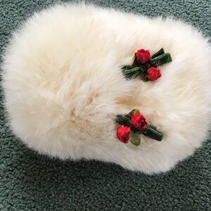 Vintage Rabbit Hair Hand Muff